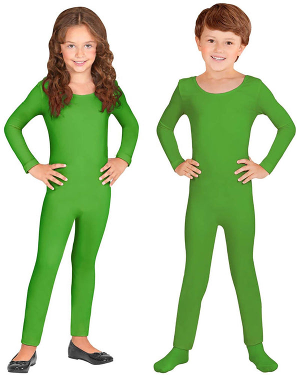 Green Bodysuit Kids Costume