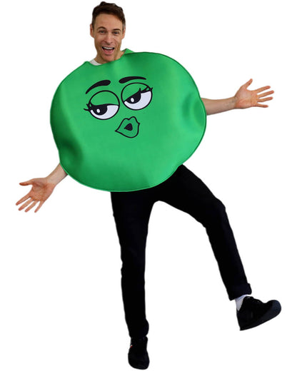 Green Coloured Chocolate Adult Costume