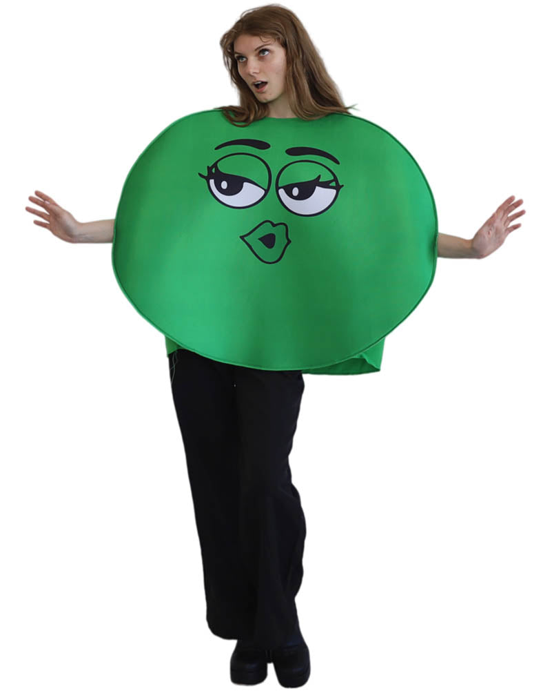 Green Coloured Chocolate Adult Costume