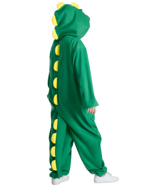 Green Dinosaur Onesie Adult Costume