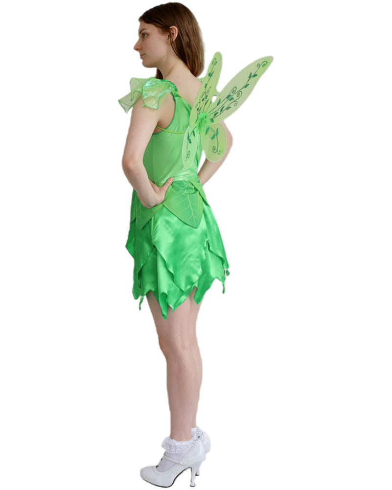 Pretty Green Fairy Womens Costume