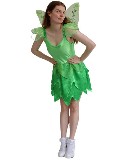 Pretty Green Fairy Womens Costume