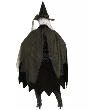 Green Gothic Witch Womens Costume