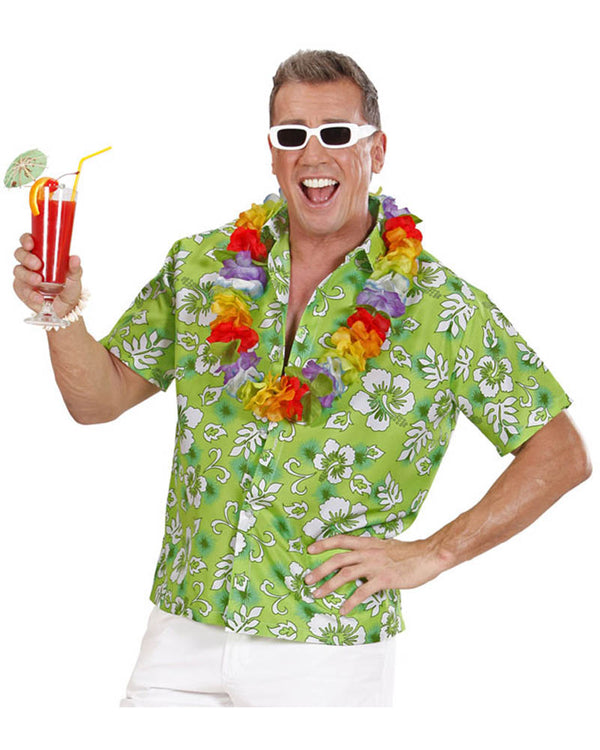 Green Hawaiian Mens Shirt