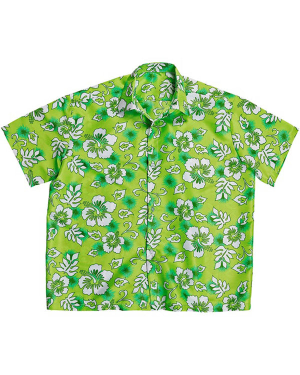 Green Hawaiian Mens Shirt