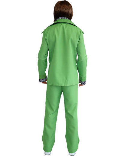 70s Green Suit Mens Costume