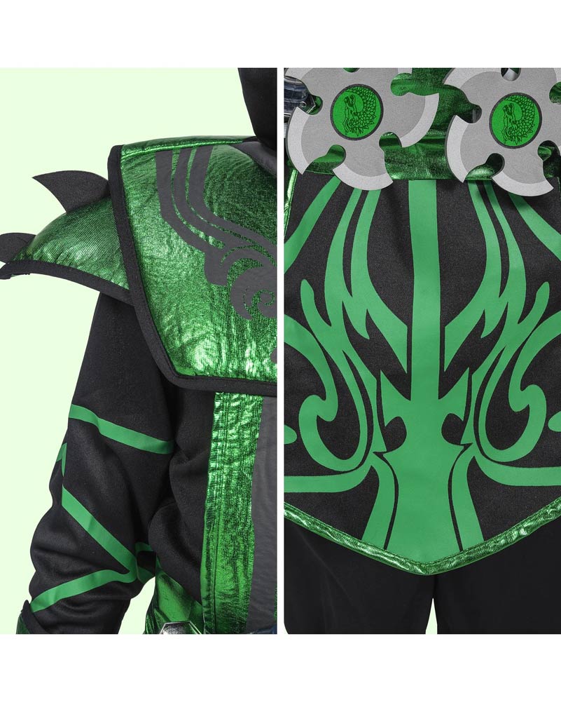 Green Ninja Complete Boys Costume