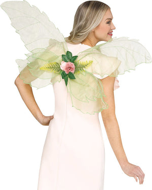 Green Organza Fairy Wings