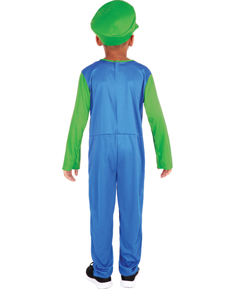 Green Plumber Boys Costume