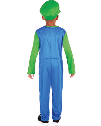 Green Plumber Boys Costume