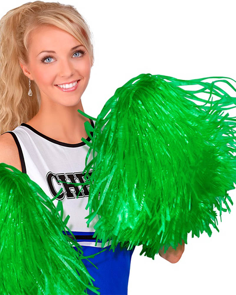 Green Cheerleading Pom Pom