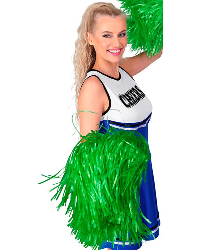 Green Cheerleading Pom Pom