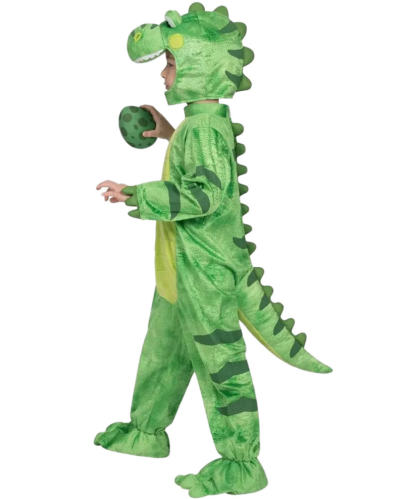 Green T Rex Dinosaur with Egg Kids Costume