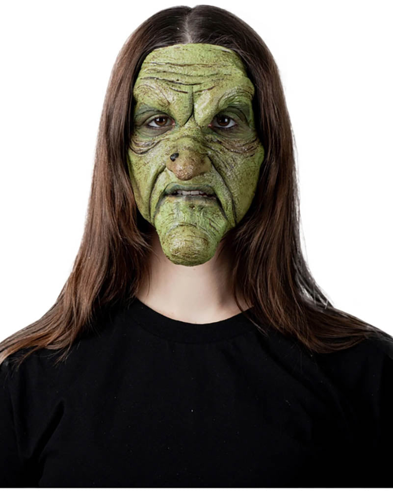 Green Witch Mask FX Appliance Transfer Prosthetic