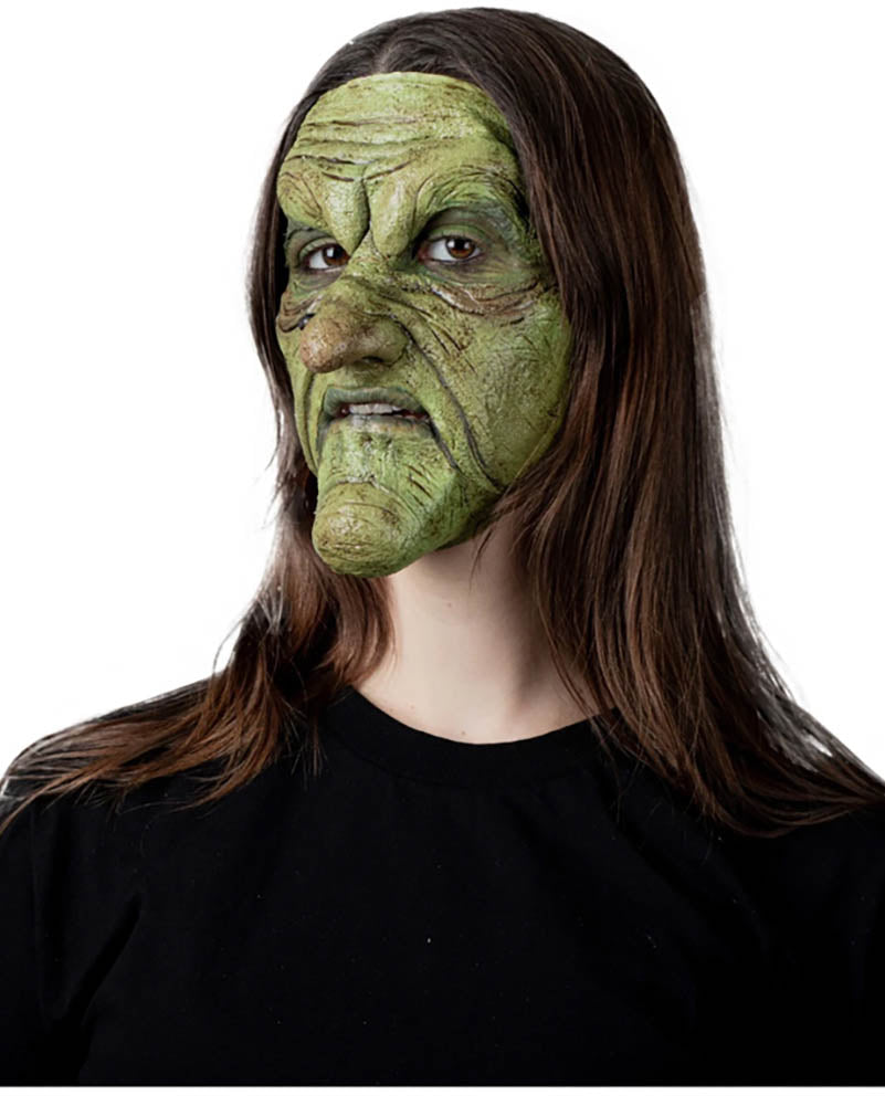 Green Witch Mask FX Appliance Transfer Prosthetic