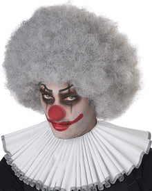 Jumbo Grey Afro Halloween Wig