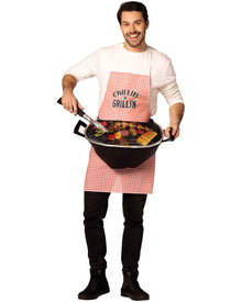 Grill Master Apron with BBQ Adult Costume