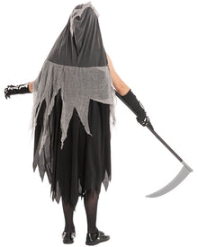 Grey Grim Reaper Girls Costume