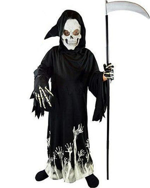 Grim Reaper Glow in the Dark Complete Boys Costume