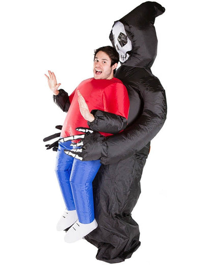 Grim Reaper Inflatable Adult Halloween Costume