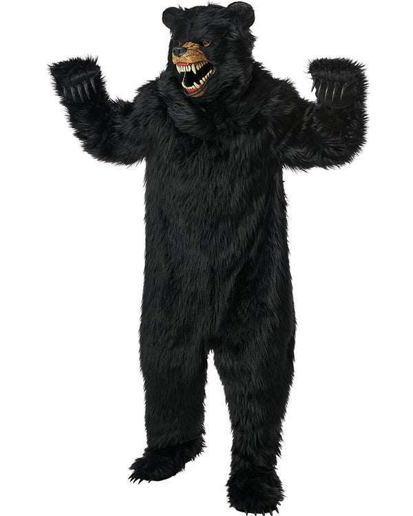 Grizzly Bear Black Deluxe Adult Costume