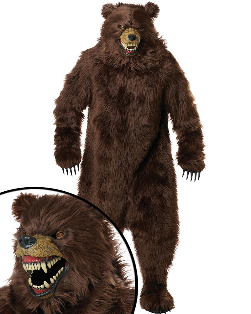 Grizzly Bear Brown Deluxe Adult Costume