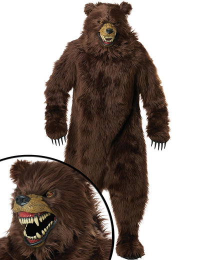 Grizzly Bear Brown Deluxe Adult Costume
