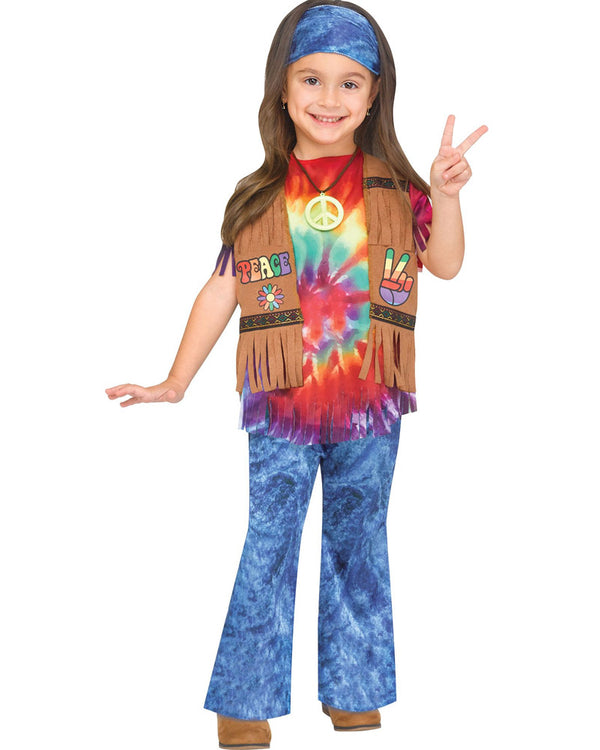 60s Groovy Baby Girls Toddler Costume