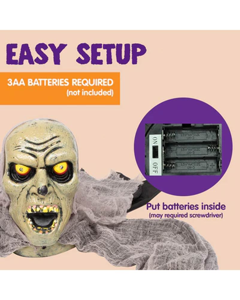 Ground Breaker Zombie Animatronic 89cm