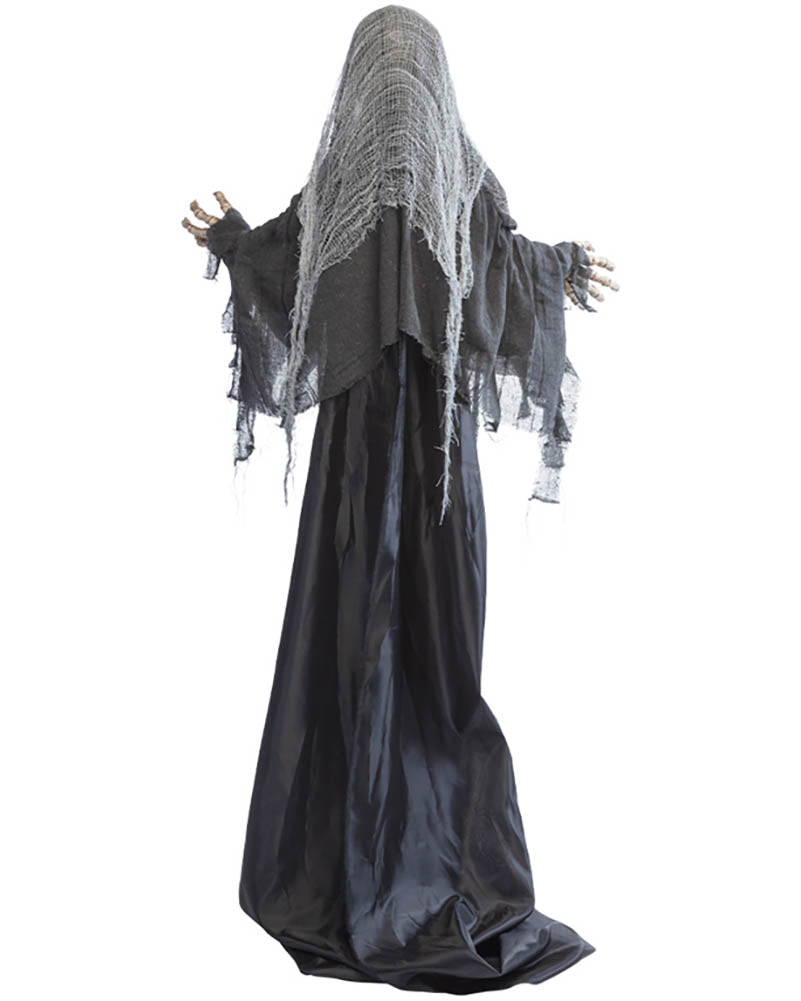 Growing Reaper Pop Up Standing Animated Halloween Decoration 2.15m