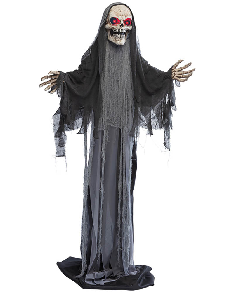Growing Reaper Pop Up Standing Animated Halloween Decoration 2.15m
