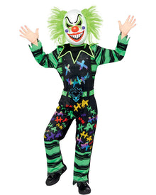 Haha Clown Boys Halloween Costume 8-10 Years