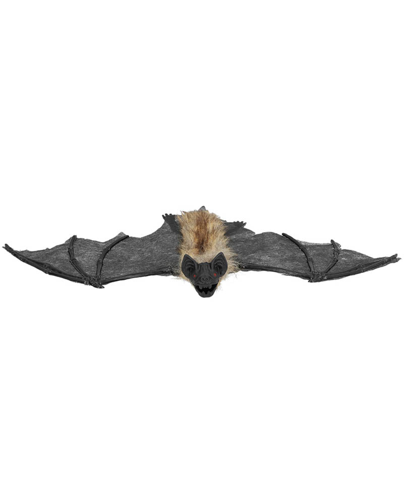 Hairy Bat Hanging Halloween Decoration 40cm