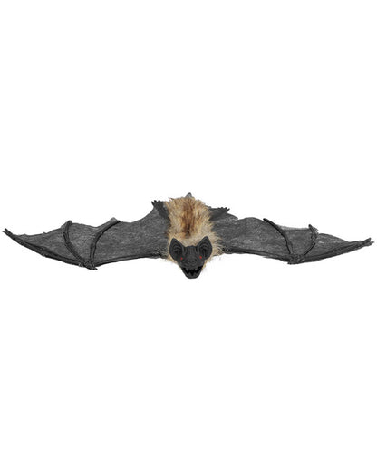 Hairy Bat Hanging Halloween Decoration 40cm