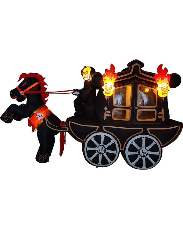 Halloween Carriage Lawn Inflatable 3.6m