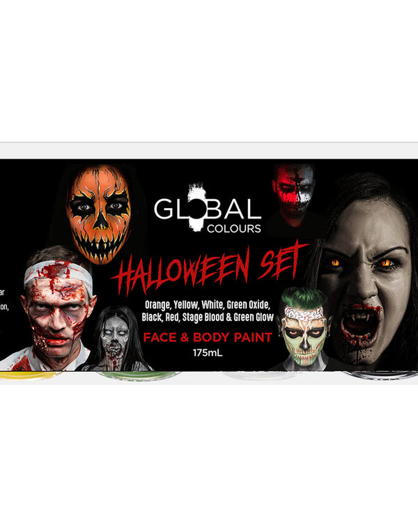 Halloween Face and Body Paint Pack of 8