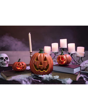 Halloween Pumpkin Light Up Decoration Pack of 5
