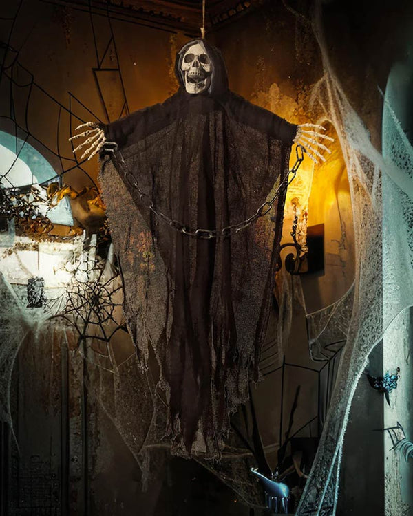 Hanging Reaper Skeleton Decoration 90cm