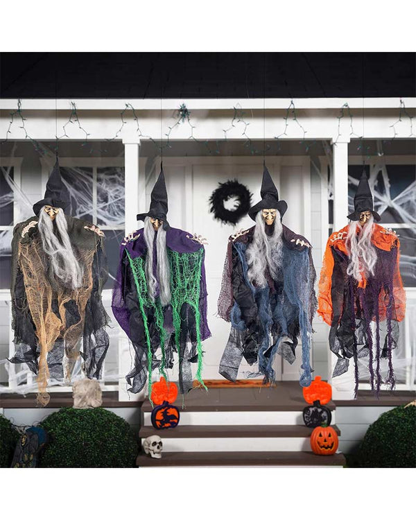 Hanging Wicked Witch Pack of 4