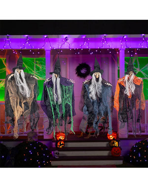 Hanging Wicked Witch Pack of 4