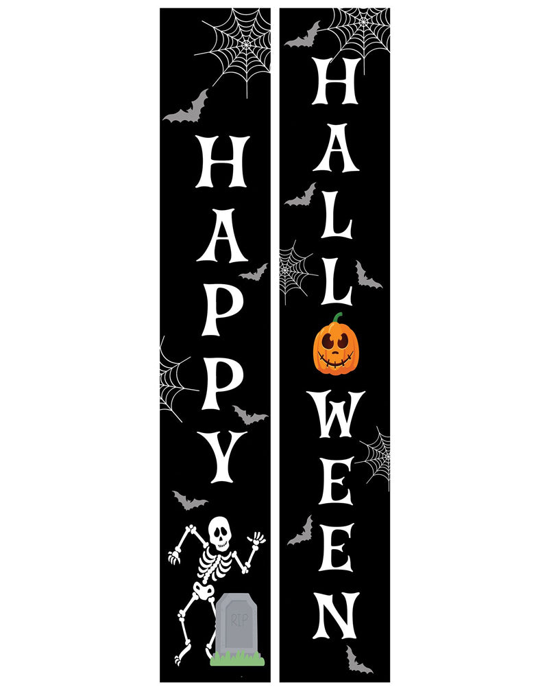 Happy Halloween Home Door Banners Pack of 2