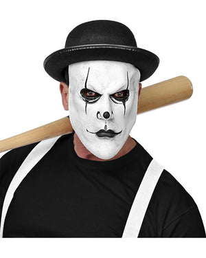 Harlequin Half Mask with Bowler Hat