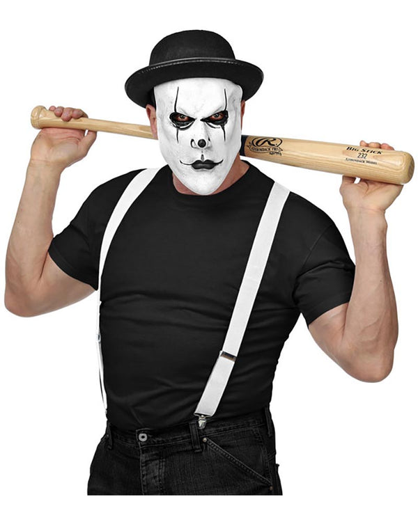 Harlequin Half Mask with Bowler Hat