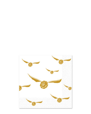 Harry Potter Snitch Beverage Napkins Pack of 16