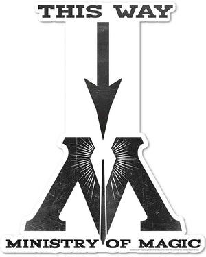 Harry Potter Ministry of Magic Decal 10cm