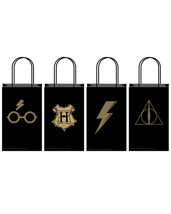 Harry Potter Mixed Design Kraft Bags Pack of 8