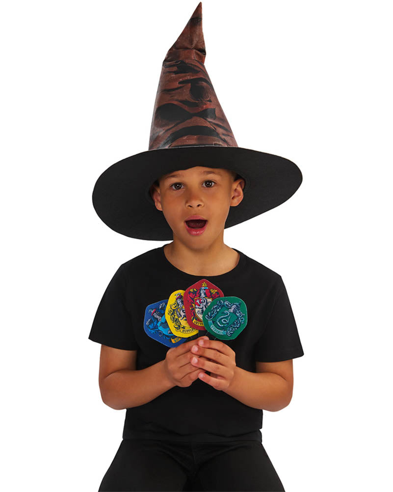 Harry Potter Sorting Hat With House Badges