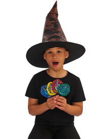 Harry Potter Sorting Hat With House Badges