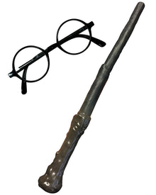 Harry Potter Wand and Glasses Set