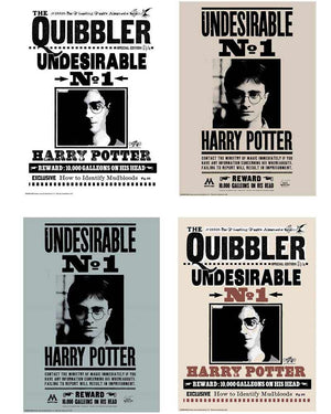 Harry Potter Wanted Poster Cutouts Pack of 12